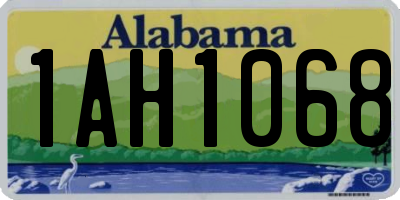 AL license plate 1AH1068