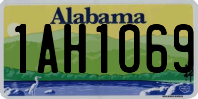 AL license plate 1AH1069