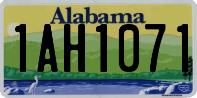 AL license plate 1AH1071