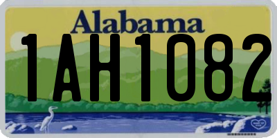 AL license plate 1AH1082
