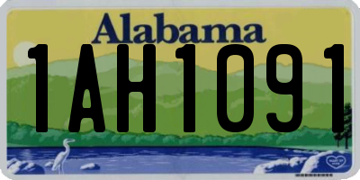 AL license plate 1AH1091