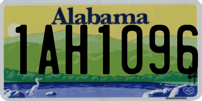 AL license plate 1AH1096