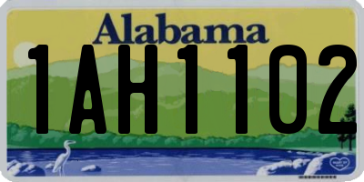 AL license plate 1AH1102