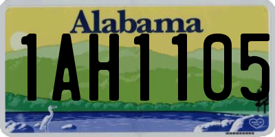 AL license plate 1AH1105