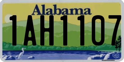 AL license plate 1AH1107