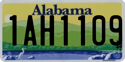AL license plate 1AH1109