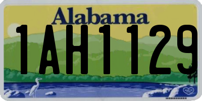 AL license plate 1AH1129