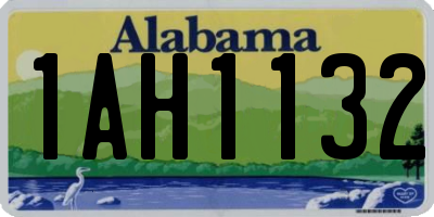 AL license plate 1AH1132