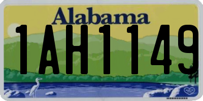 AL license plate 1AH1149