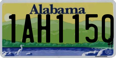 AL license plate 1AH1150