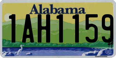 AL license plate 1AH1159