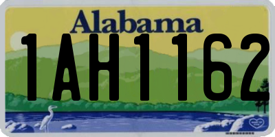 AL license plate 1AH1162