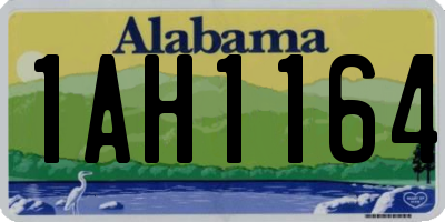 AL license plate 1AH1164