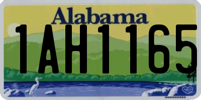 AL license plate 1AH1165