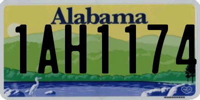 AL license plate 1AH1174