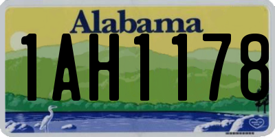 AL license plate 1AH1178