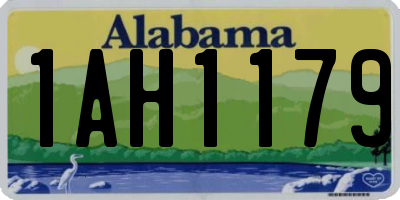 AL license plate 1AH1179