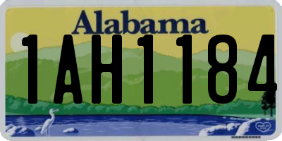 AL license plate 1AH1184