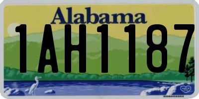 AL license plate 1AH1187