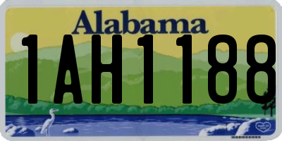 AL license plate 1AH1188