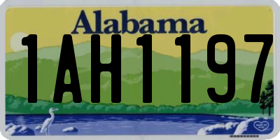 AL license plate 1AH1197