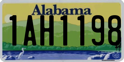 AL license plate 1AH1198