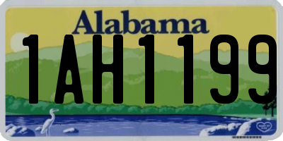AL license plate 1AH1199