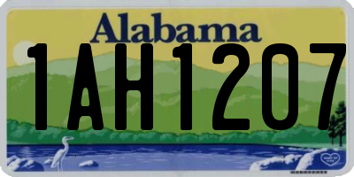 AL license plate 1AH1207
