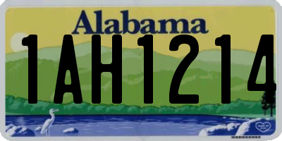 AL license plate 1AH1214