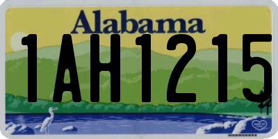 AL license plate 1AH1215