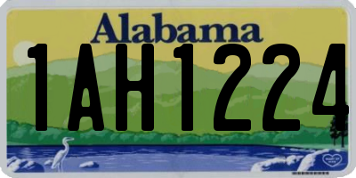 AL license plate 1AH1224