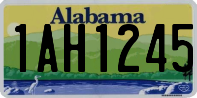 AL license plate 1AH1245