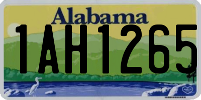 AL license plate 1AH1265
