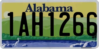 AL license plate 1AH1266