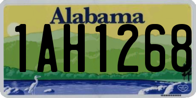 AL license plate 1AH1268