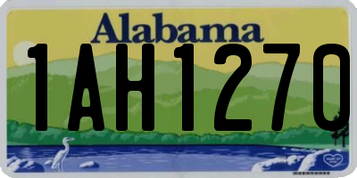AL license plate 1AH1270
