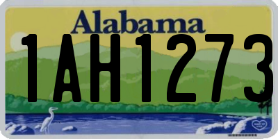 AL license plate 1AH1273