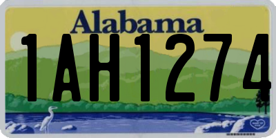 AL license plate 1AH1274