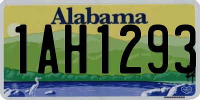 AL license plate 1AH1293