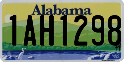 AL license plate 1AH1298