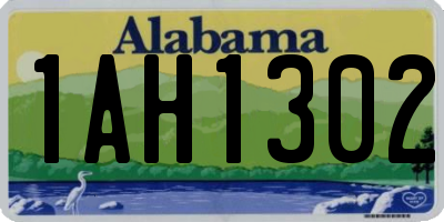 AL license plate 1AH1302