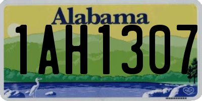 AL license plate 1AH1307