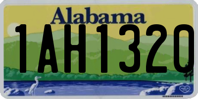 AL license plate 1AH1320