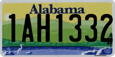 AL license plate 1AH1332