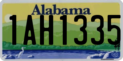 AL license plate 1AH1335