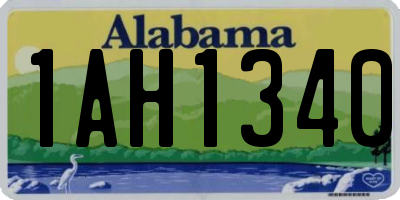 AL license plate 1AH1340