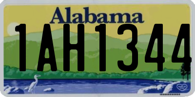 AL license plate 1AH1344