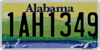 AL license plate 1AH1349