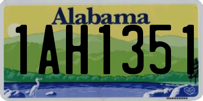 AL license plate 1AH1351