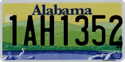 AL license plate 1AH1352
